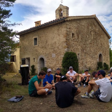 Pause après la restauration de la chapelle