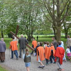 Chemin de Croix dans le parc de l'Abbaye