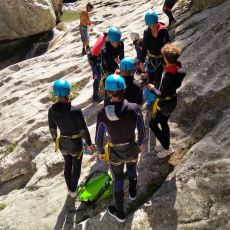 Activité de canyoning