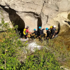 Activité de canyoning