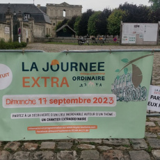 L'entrée de l'Abbaye pour une journée EXTRAordinaire !