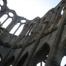 Les ruines de l'Abbatiale d'Ourscamp