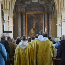 Procession d'entrée - Voeux de Frère Sébastien Marie