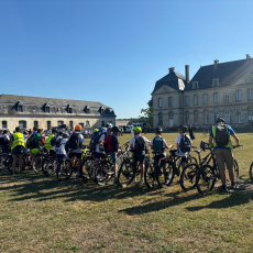 Départ du pélé VTT !