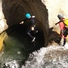 Activité de canyoning