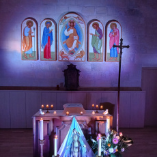 Fête de l'Assomption ornement de l'autel de l'oratoire