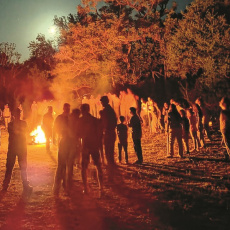 Veillée avec les scouts