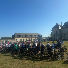 Départ du pélé VTT !