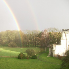 Arc en ciel sur l Abbaye