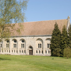 La nouvelle charpente de la Grande chapelle