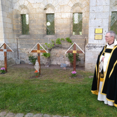 Bénédition des tombes - 25 ans du retour à Dieu des frères