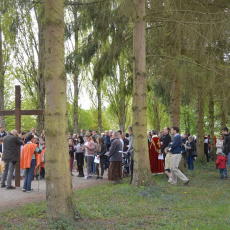 Chemin de Croix dans le parc de l'Abbaye